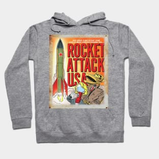 Mystery Science Rusty Barn Sign 3000 - Rocket Attack USA Hoodie